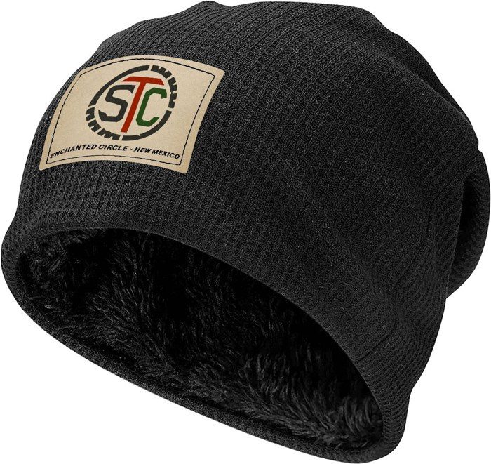 Stomp the Circle waffle knit beanie