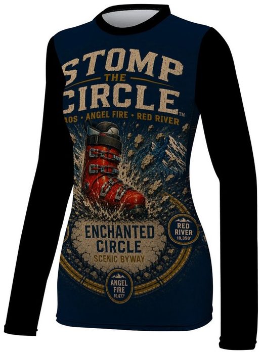Stomp the Circle™ Ladies Long-Sleeve, front