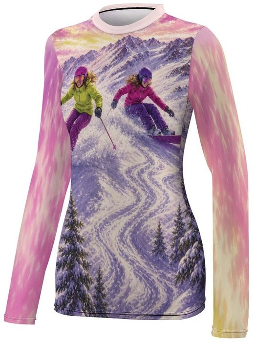 Pastel Powder Ladies Long-Sleeve, back