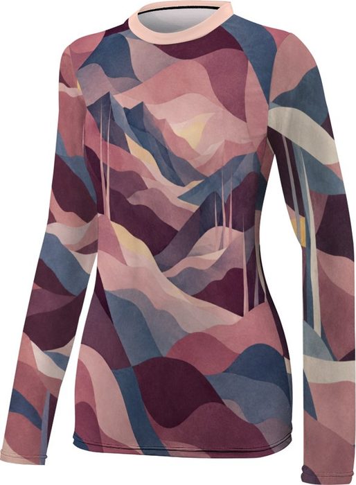 Ridgelines in Rose